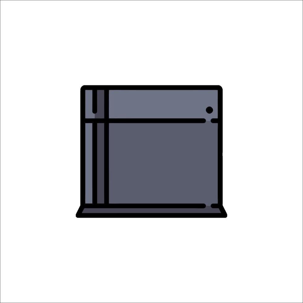 A black and white image of a computer vector