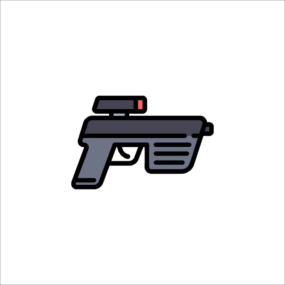 A gun icon on a white background vector