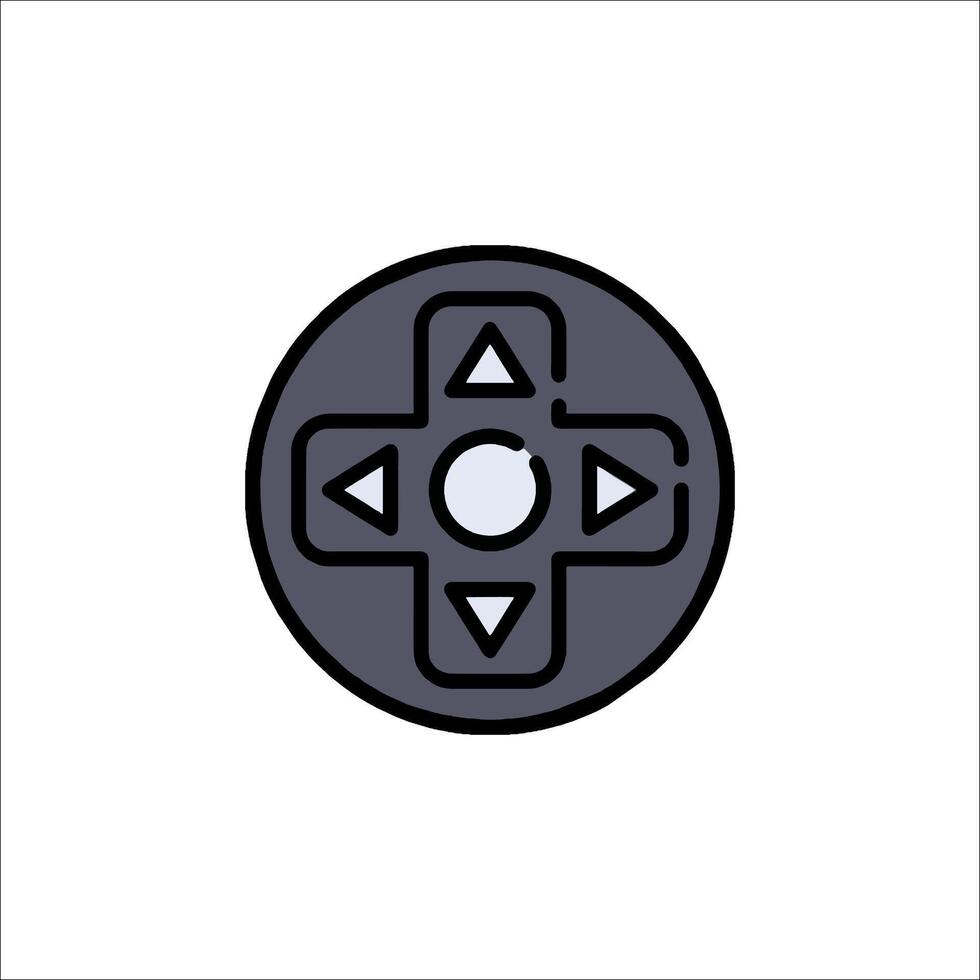 A game controller icon on a white background vector