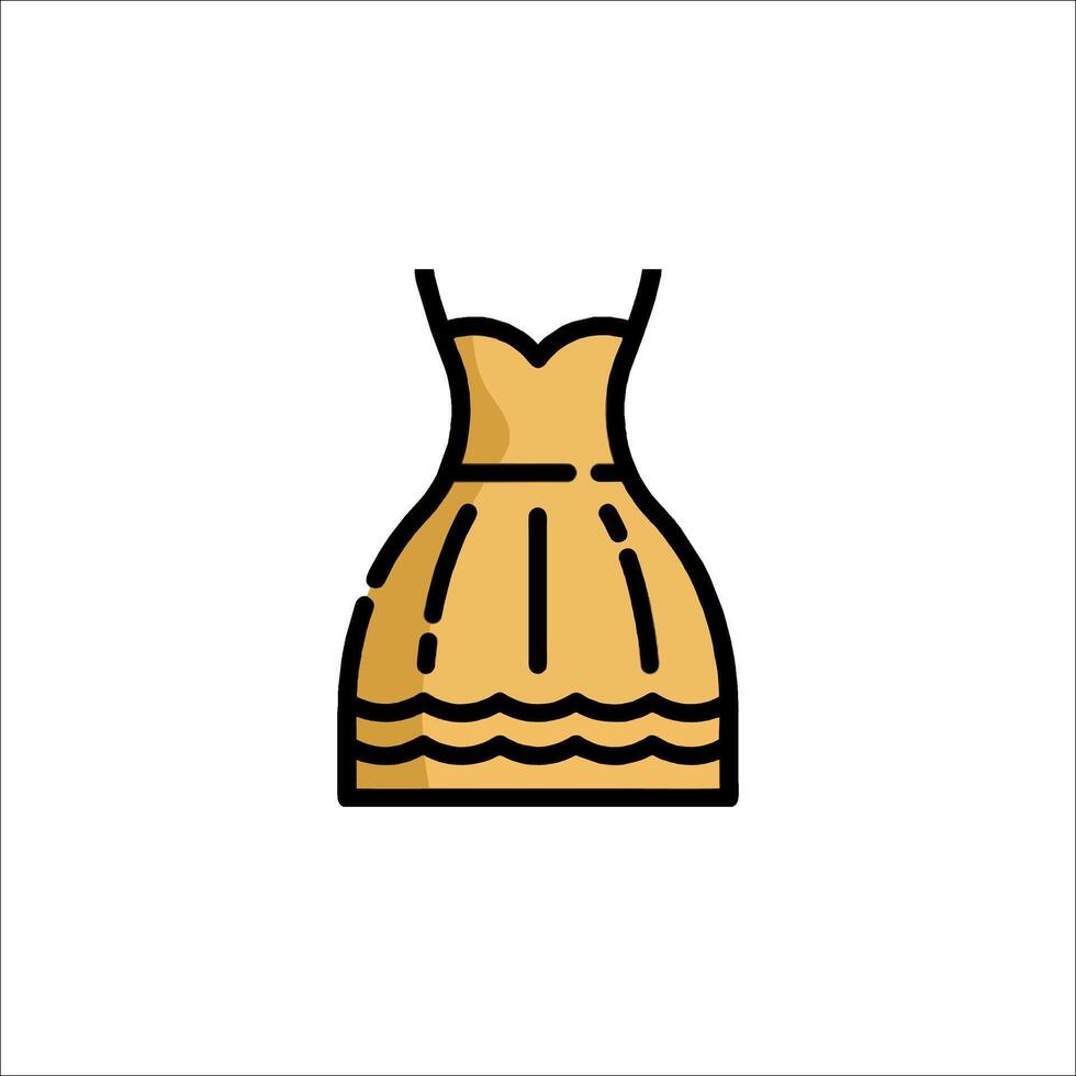 Dress icon, illustration vector