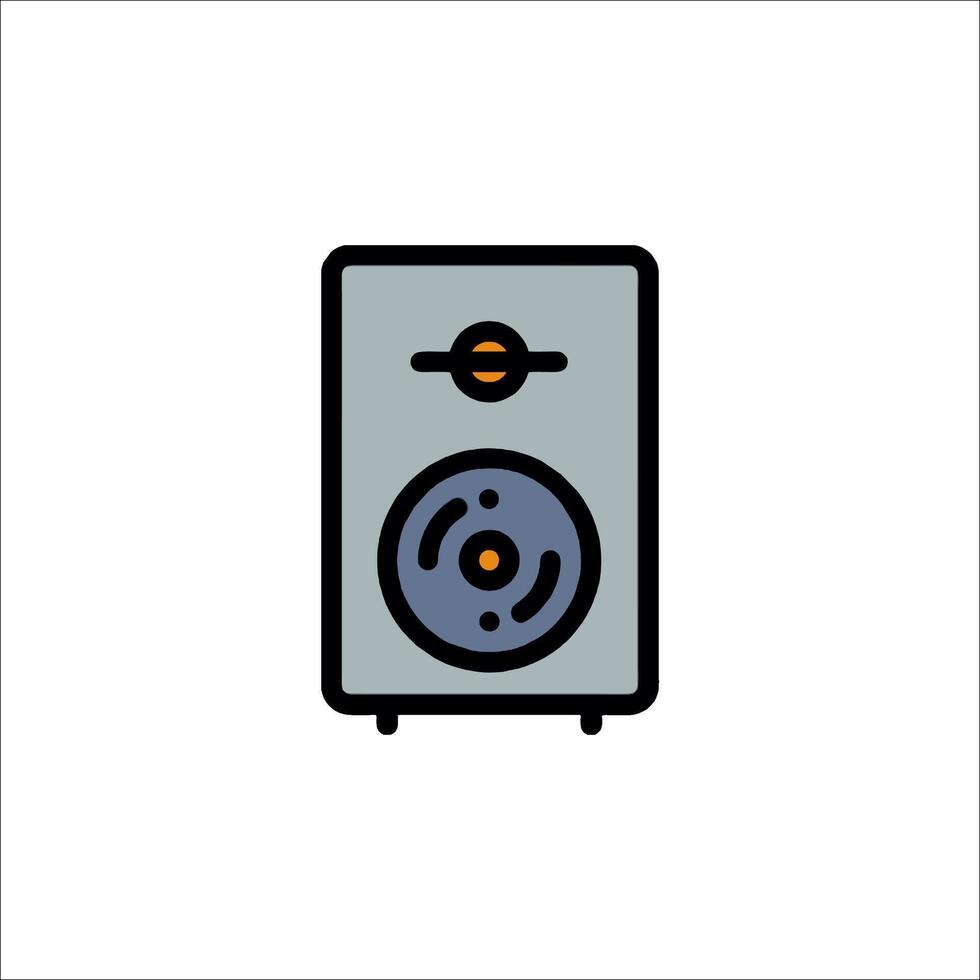 A speaker icon on a white background vector