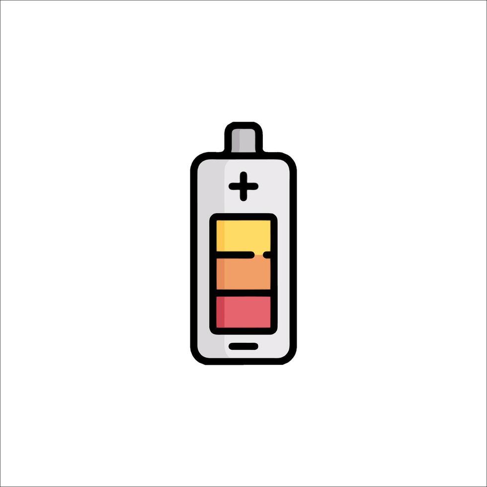 Battery icon illustration vector