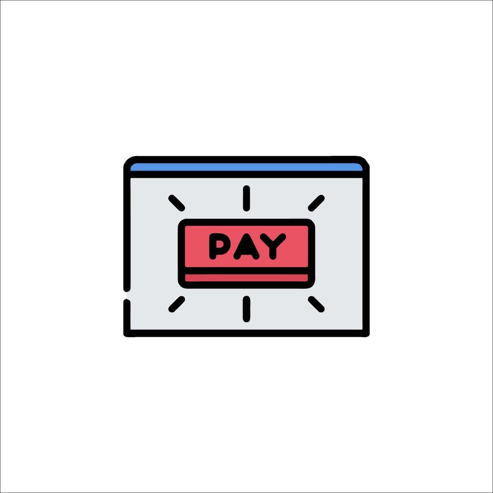 Pay icon illustration vector