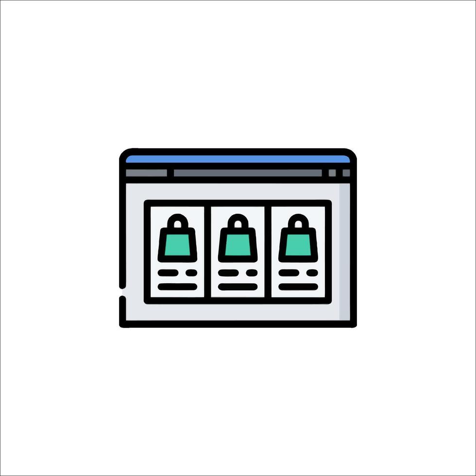 A computer screen with three lock icons vector