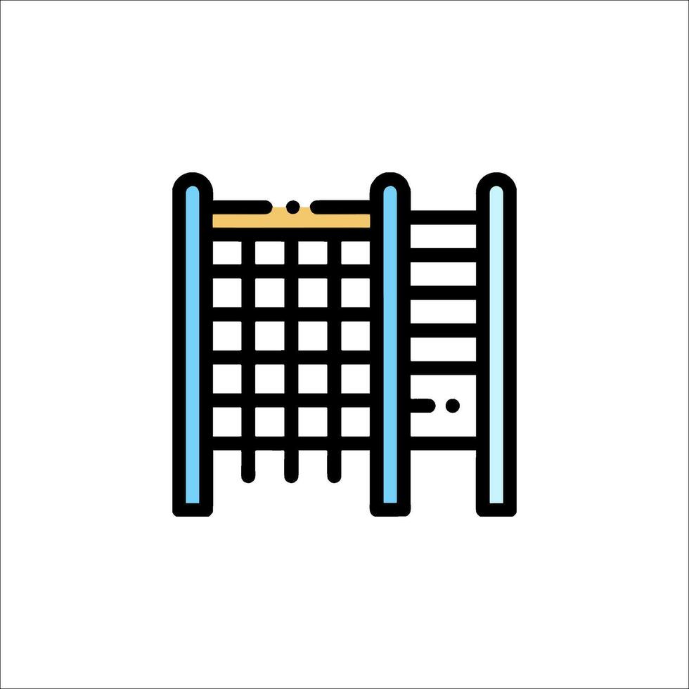 A ladder icon on a white background vector