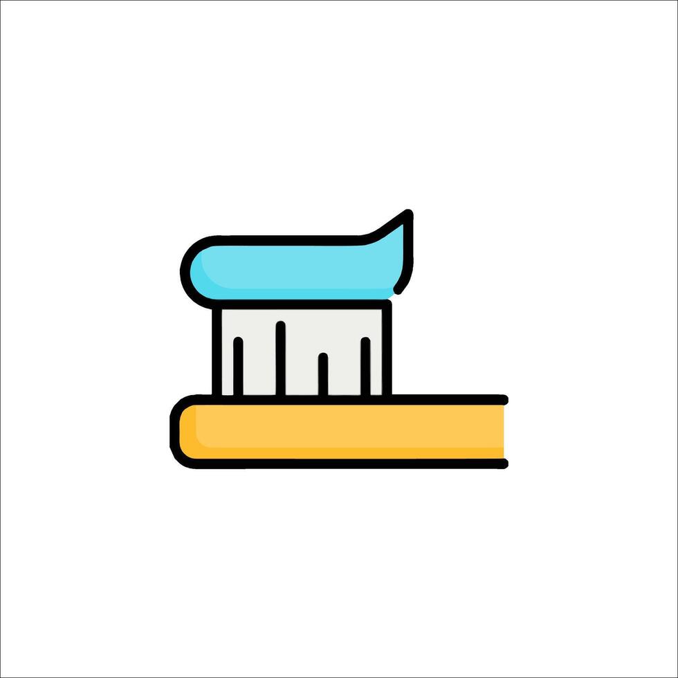 Toothbrush icon illustration vector
