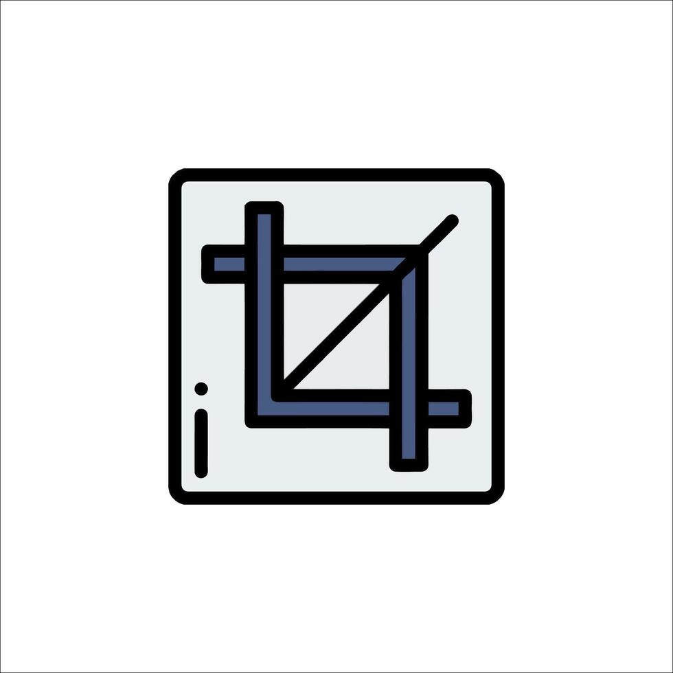 A square with a square and a square in it vector