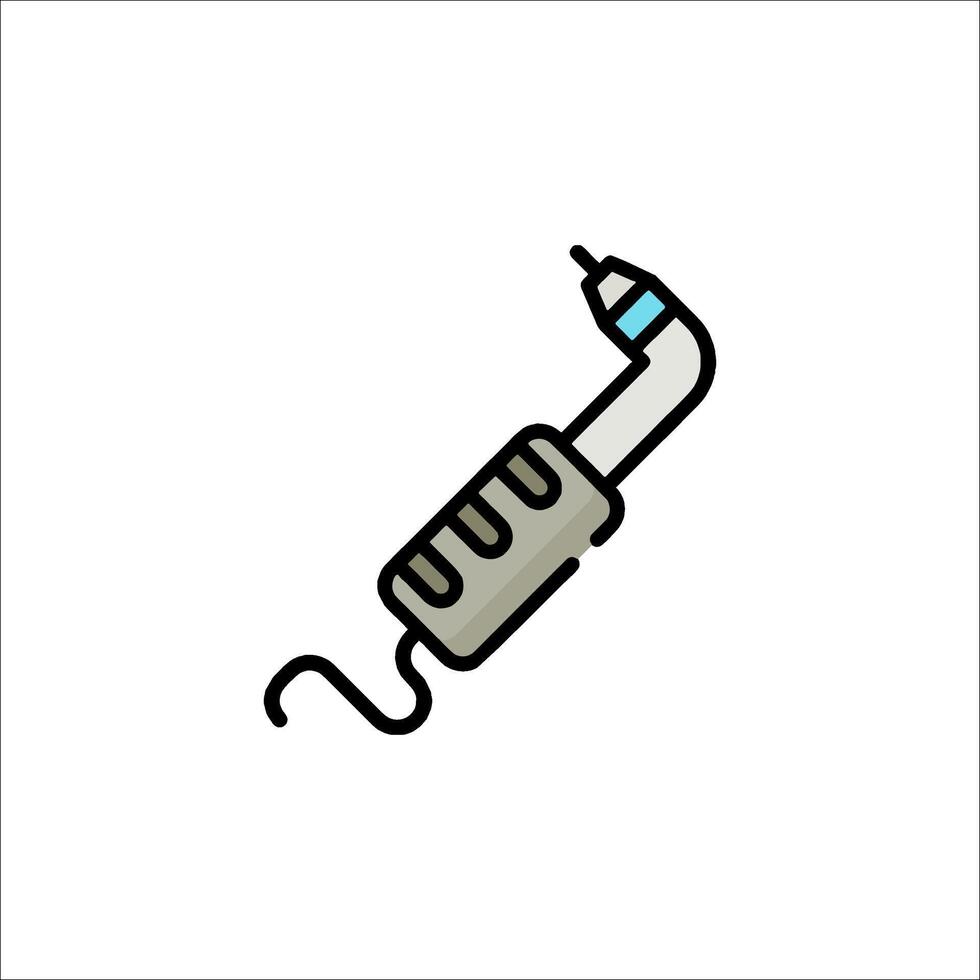 An icon of a medical device on a white background vector
