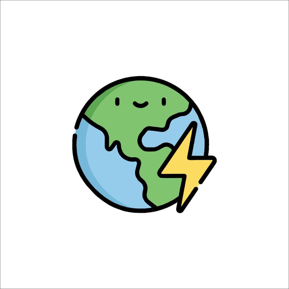 Earth day illustration vector