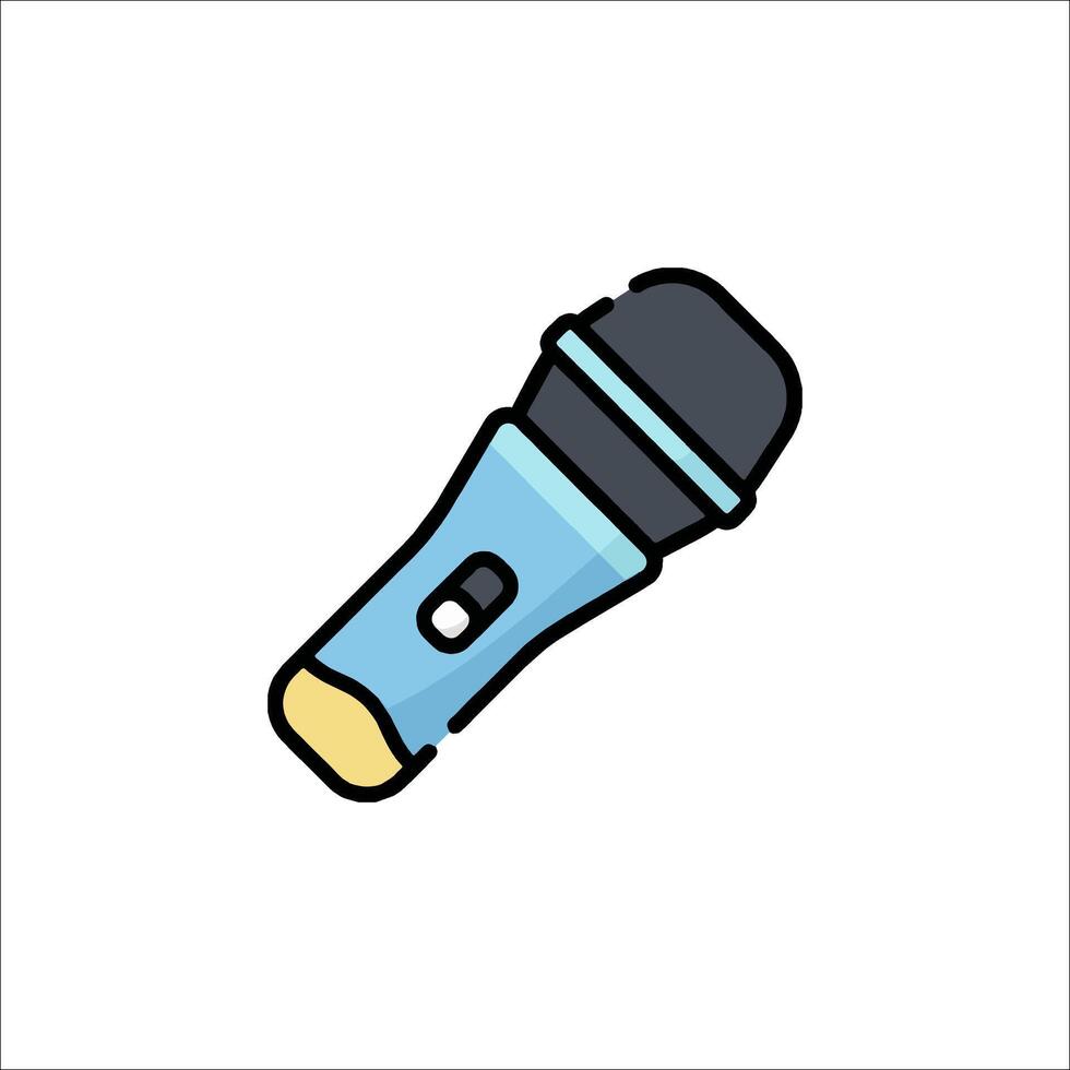 Microphone icon illustration vector