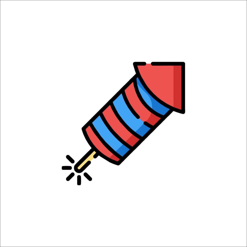 Fireworks icon illustration vector