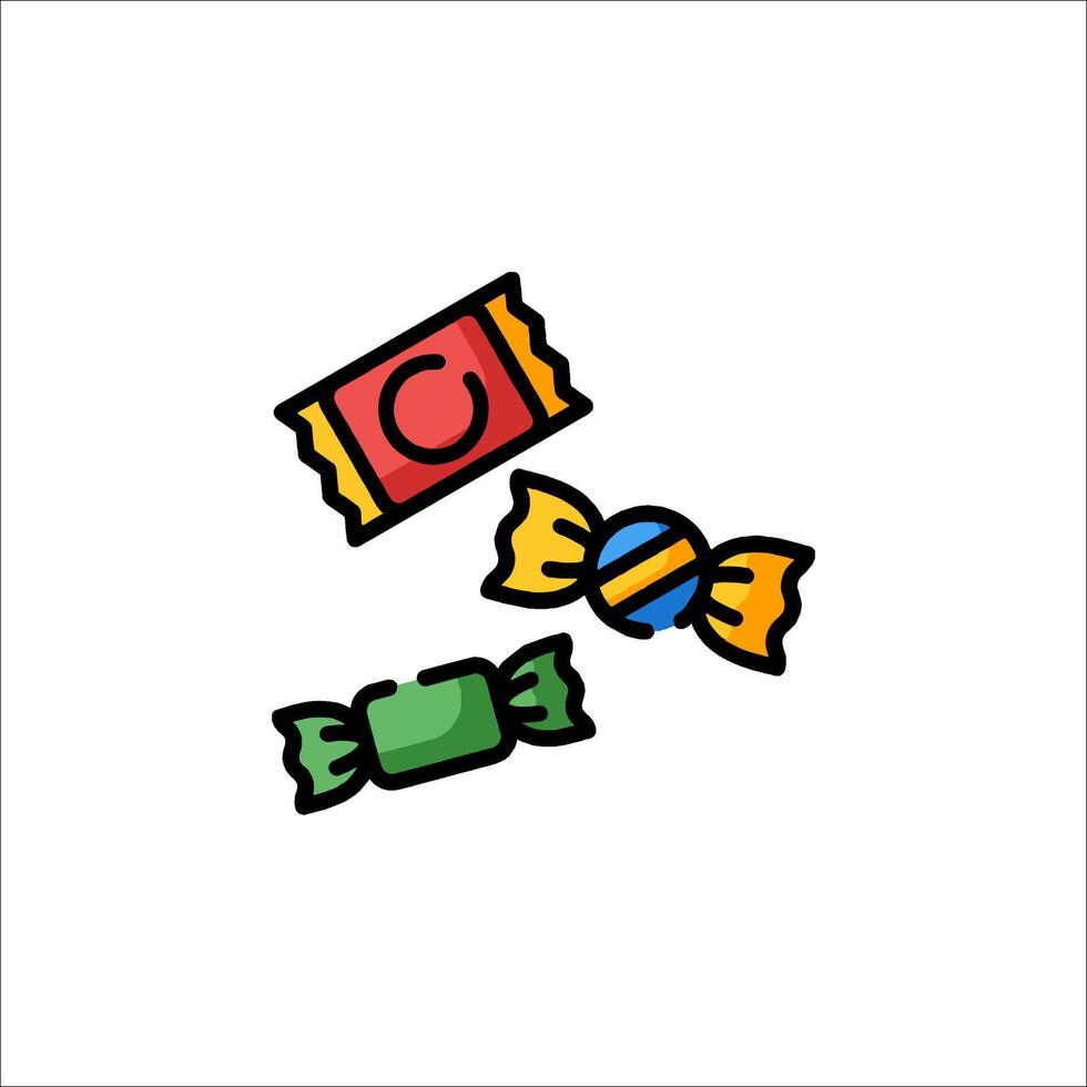Candy icons illustration vector