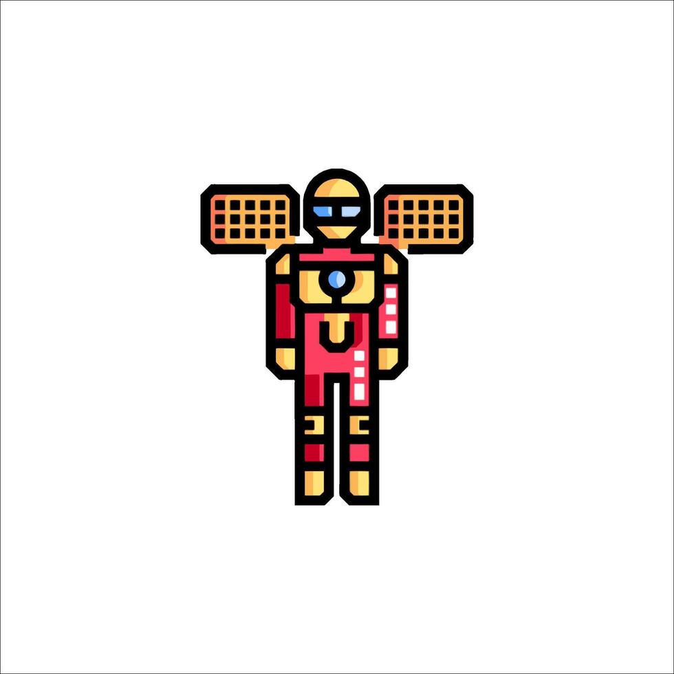 Iron man icon vector
