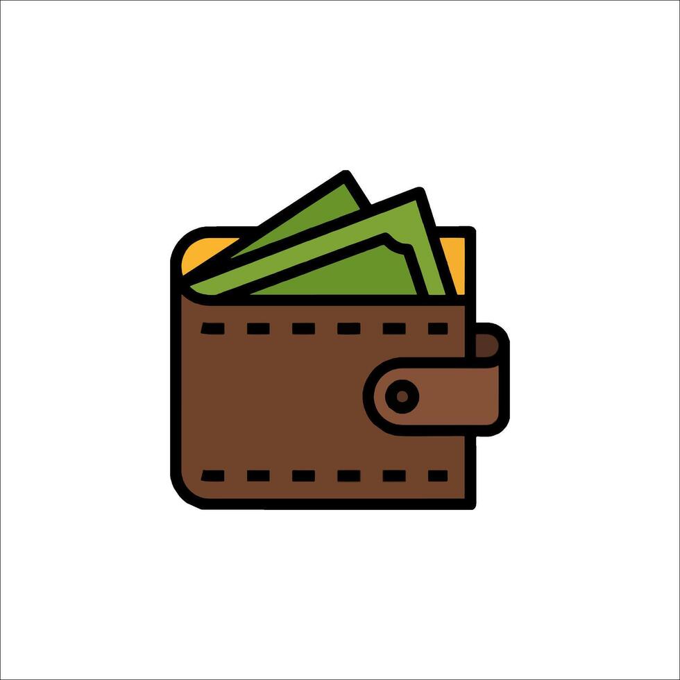 Wallet icon illustration vector