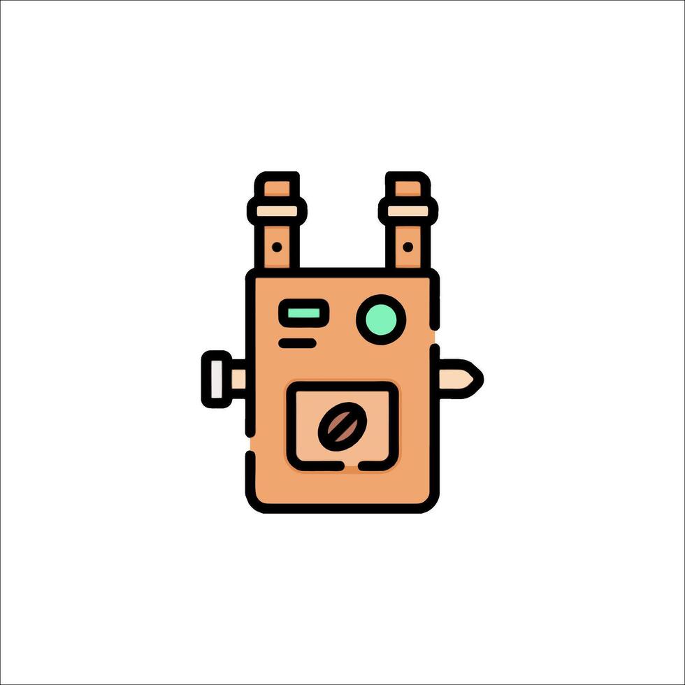 A robot icon on a white background vector