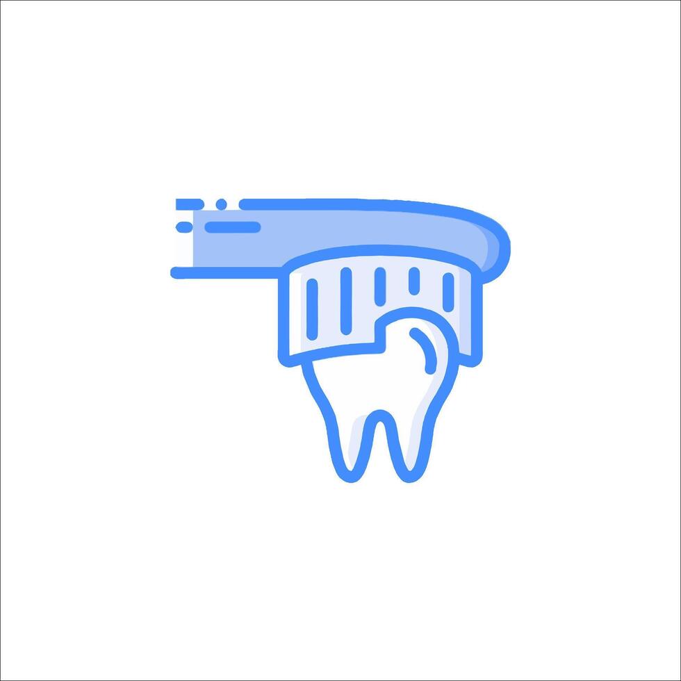 A toothbrush icon on a white background vector