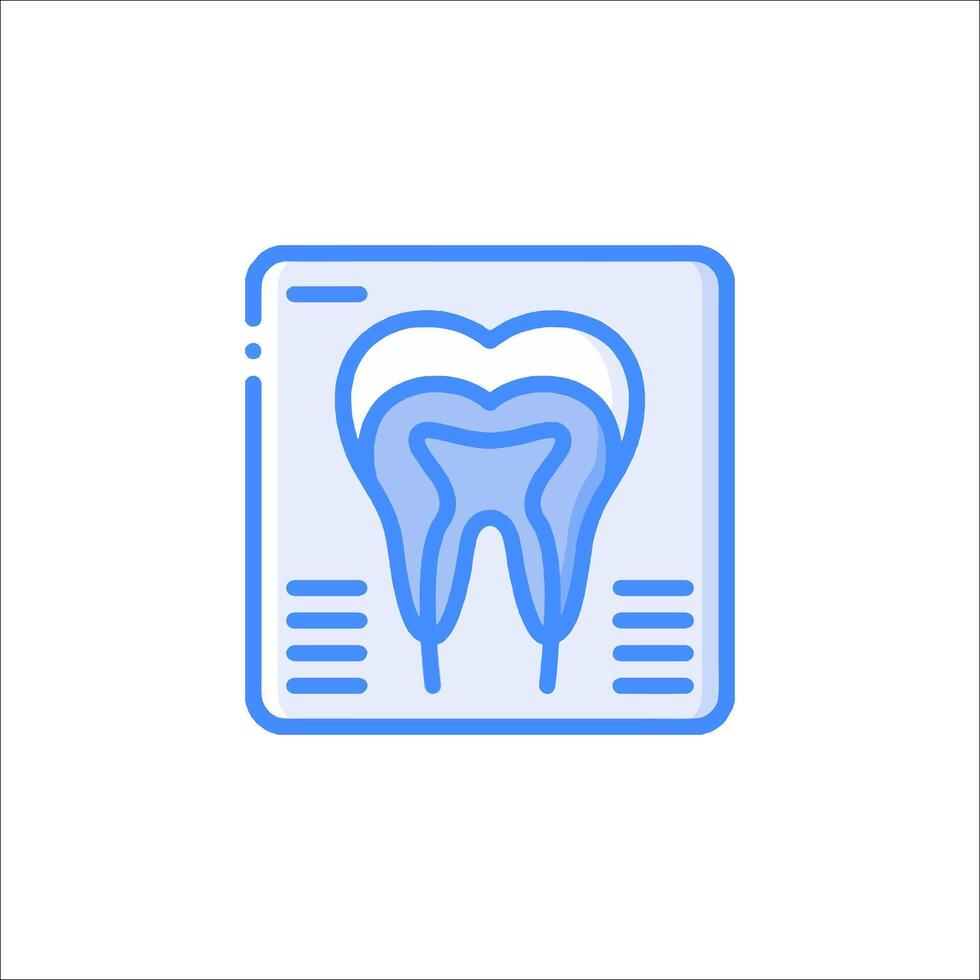 A tooth icon on a white background vector