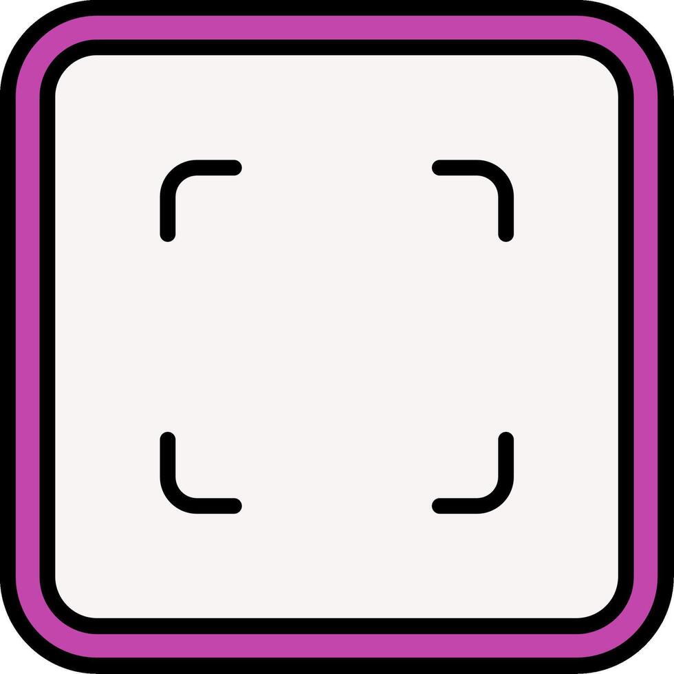 Expand Line Filled Icon vector