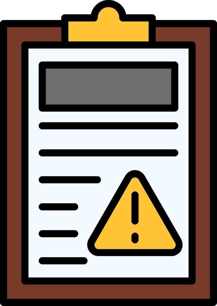 Register Line Filled Icon vector