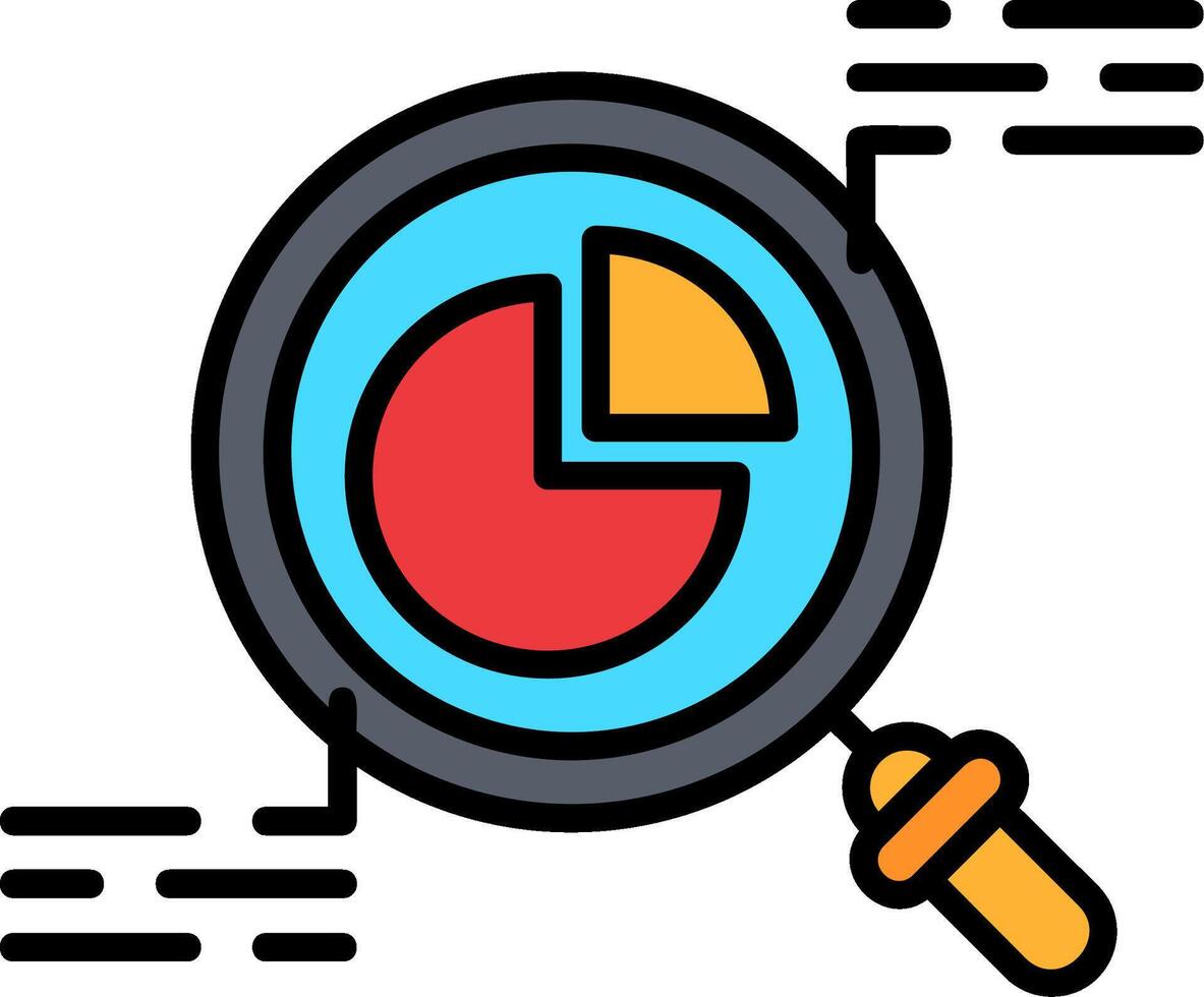 Training Line Filled Icon vector