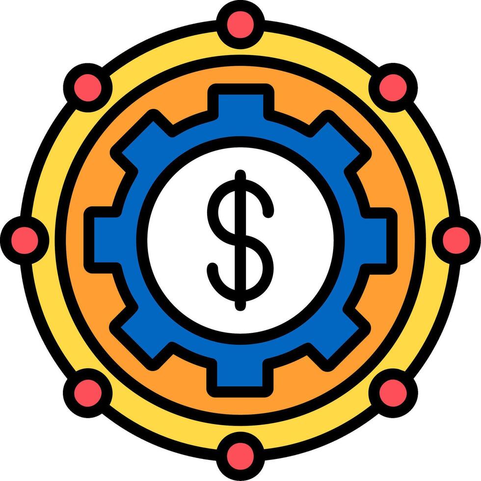 Enablement Line Filled Icon vector