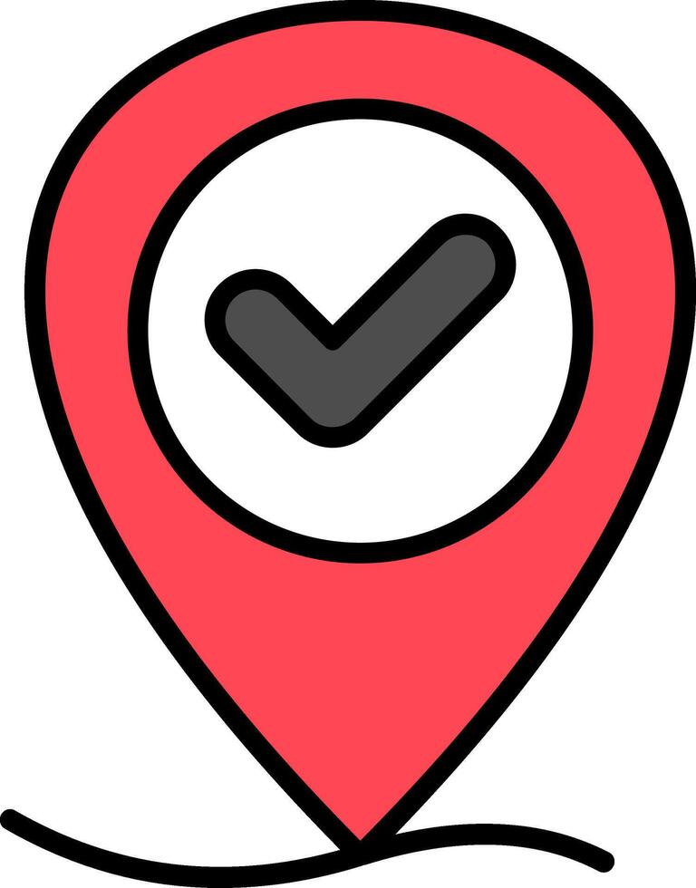 Placeholder Line Filled Icon vector