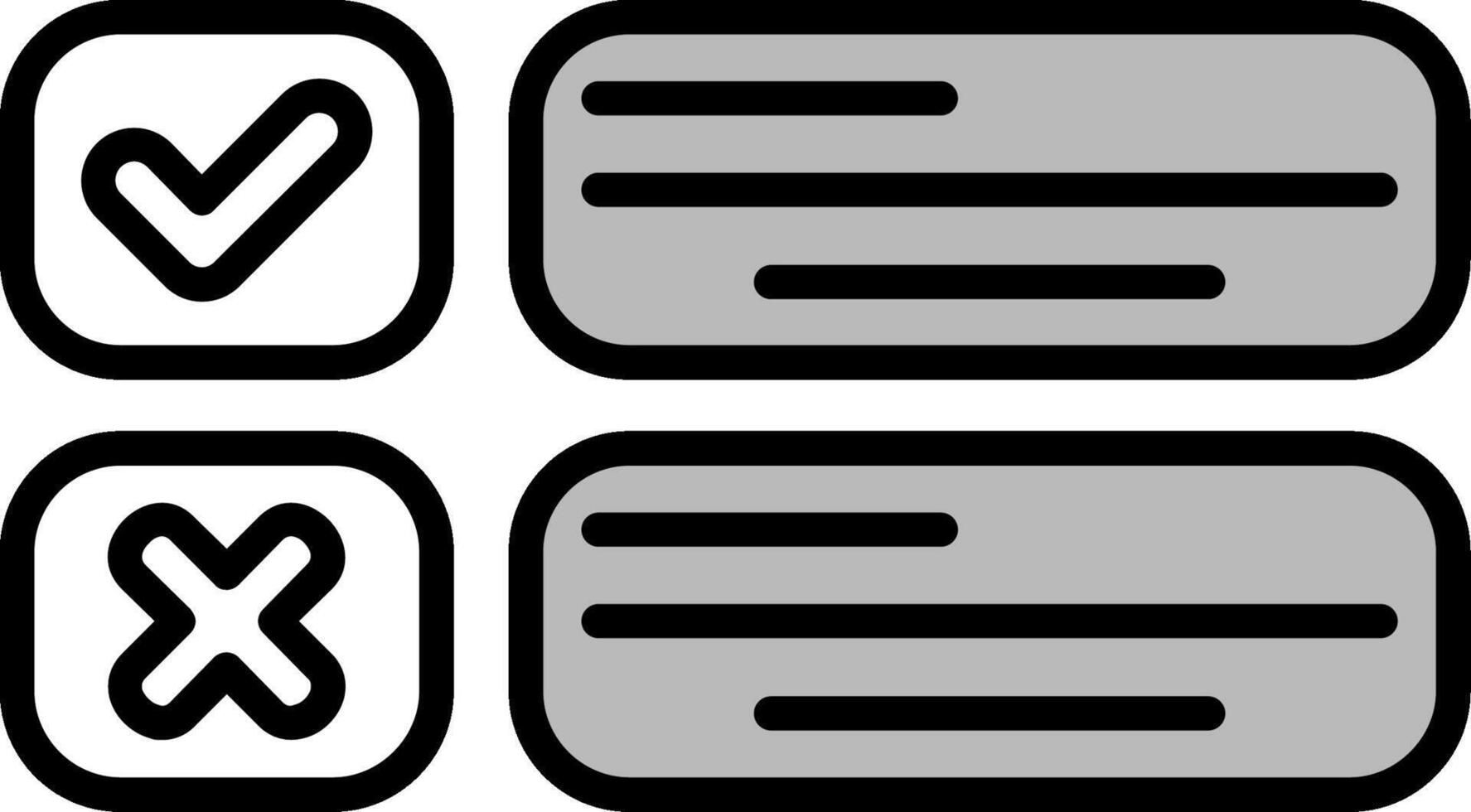 Quality Control Line Filled Icon vector