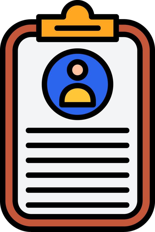Evaluation Line Filled Icon vector