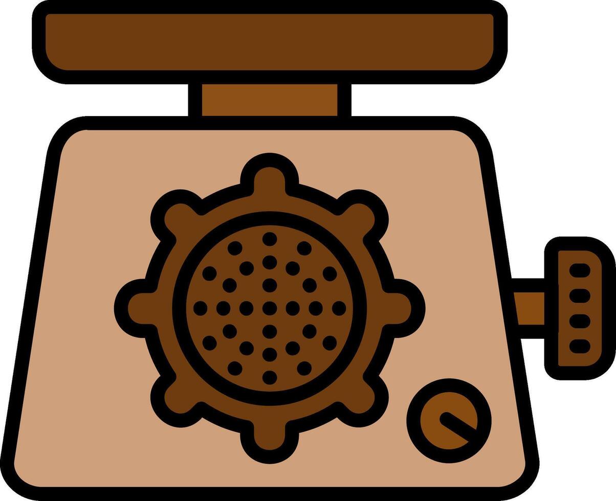 Grinder Line Filled Icon vector