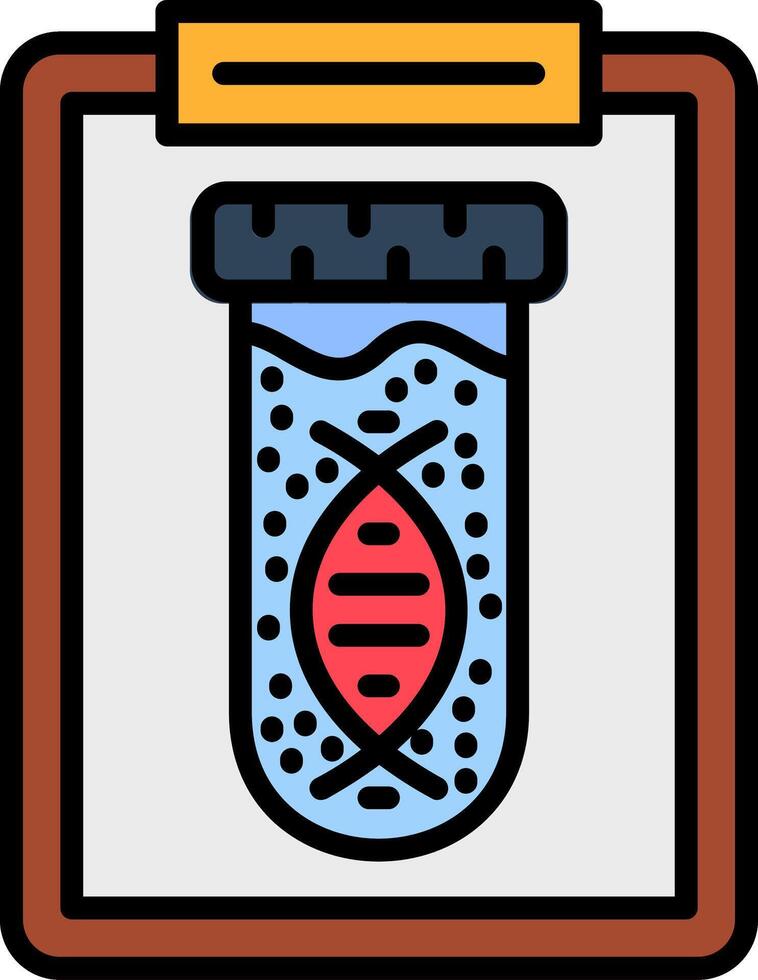 Clipboard Line Filled Icon vector