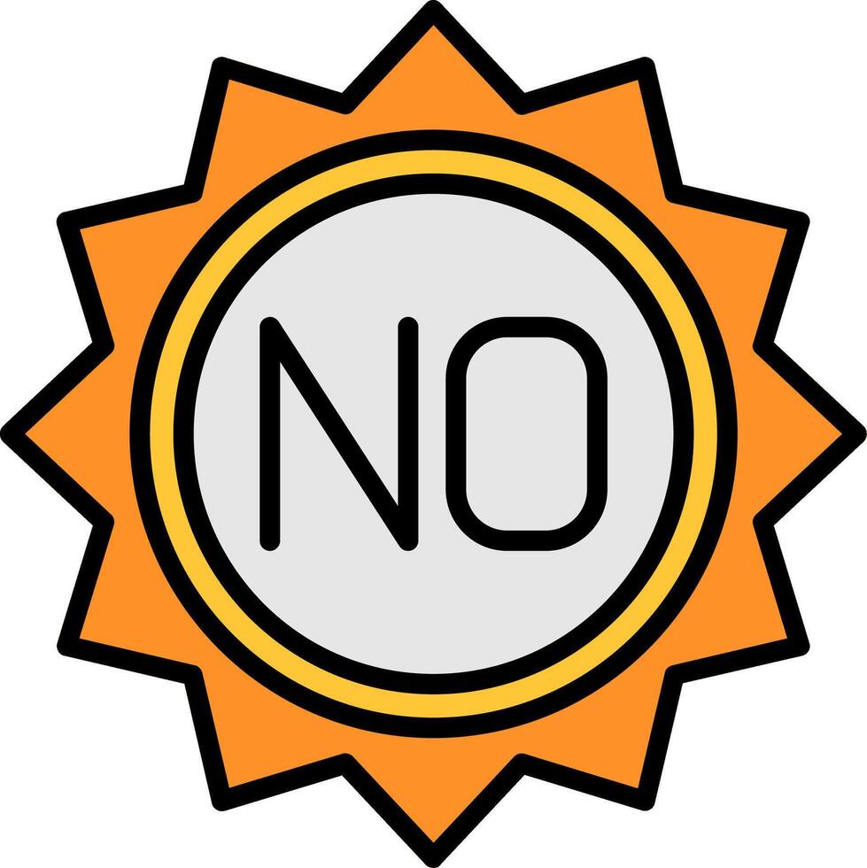 Stamp Line Filled Icon vector