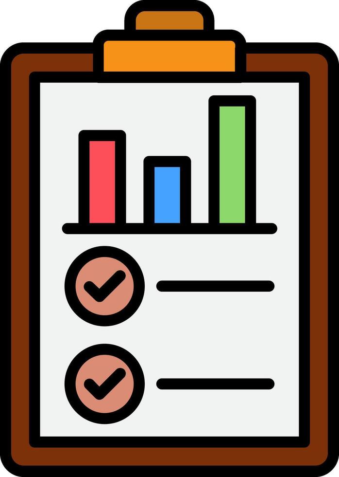 Quota Line Filled Icon vector