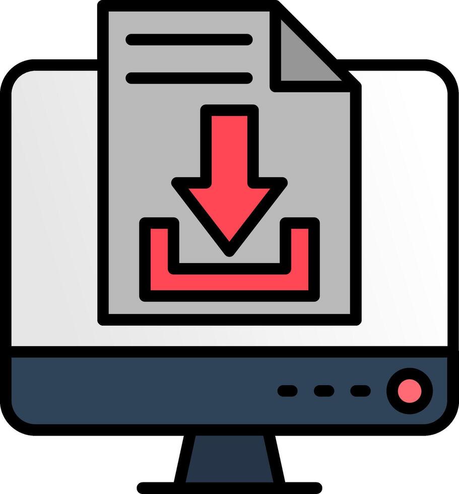 Download Line Filled Icon vector