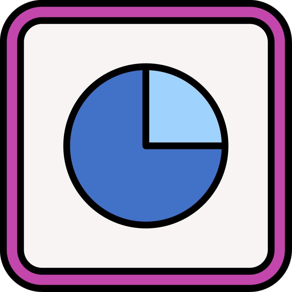 Usage Line Filled Icon vector