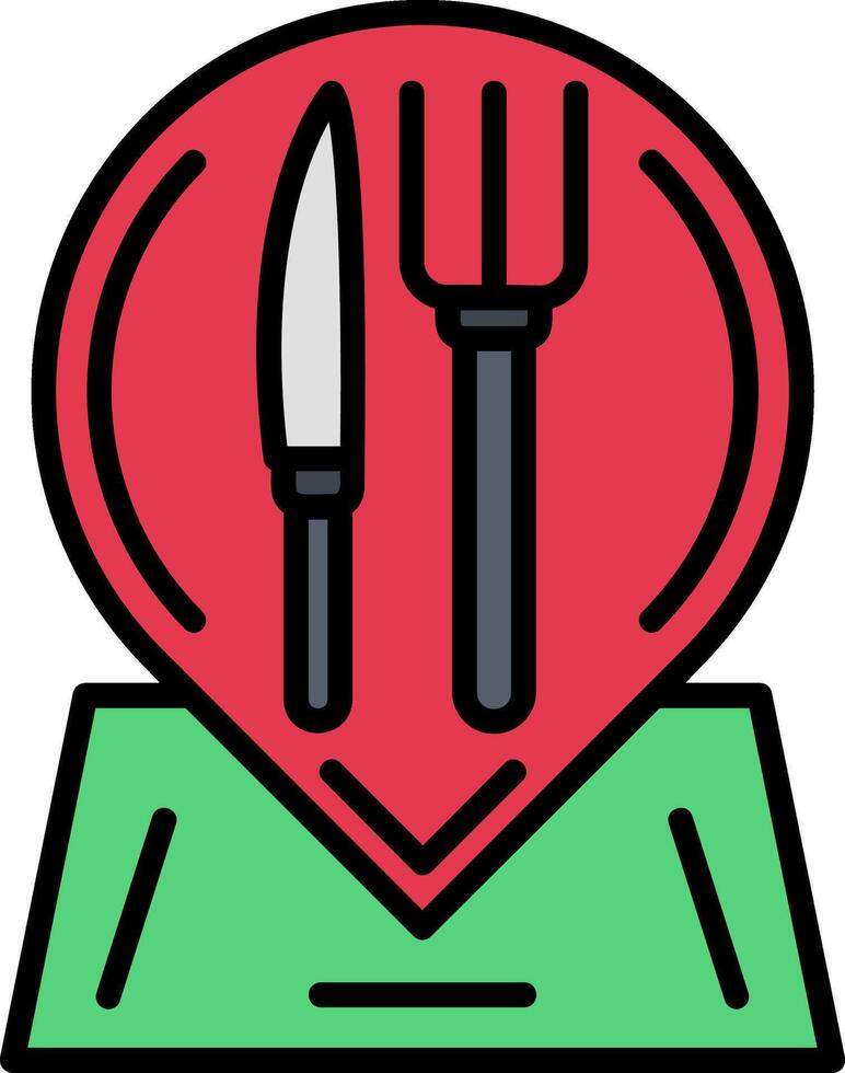 Placeholder Line Filled Icon vector