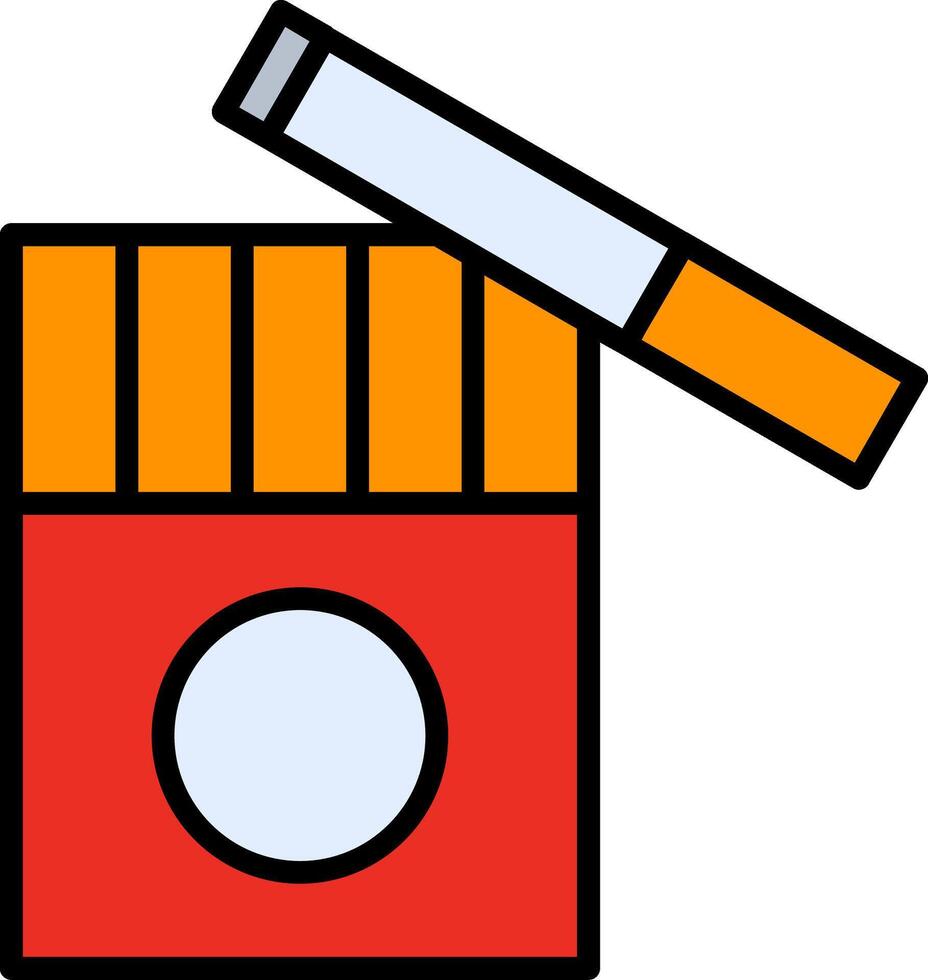 Tobacco Line Filled Icon vector