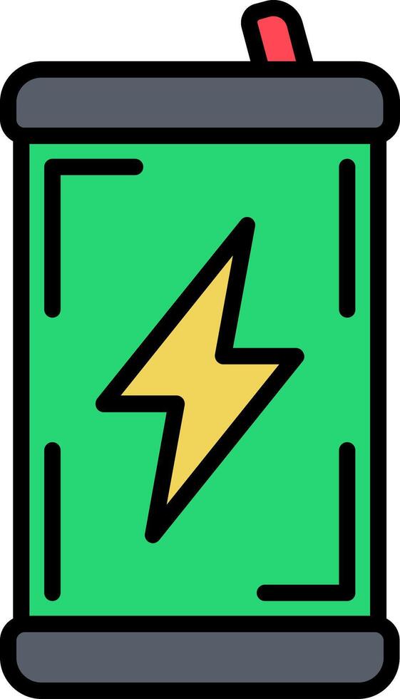 Drink Line Filled Icon vector