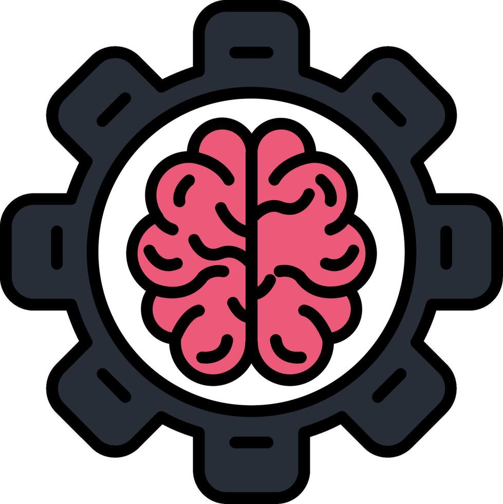 Progres Line Filled Icon vector