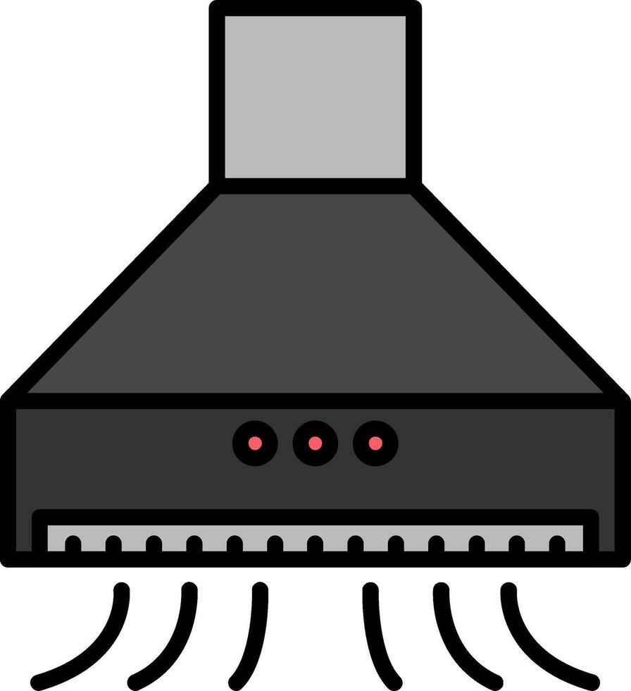 Extractor Line Filled Icon vector