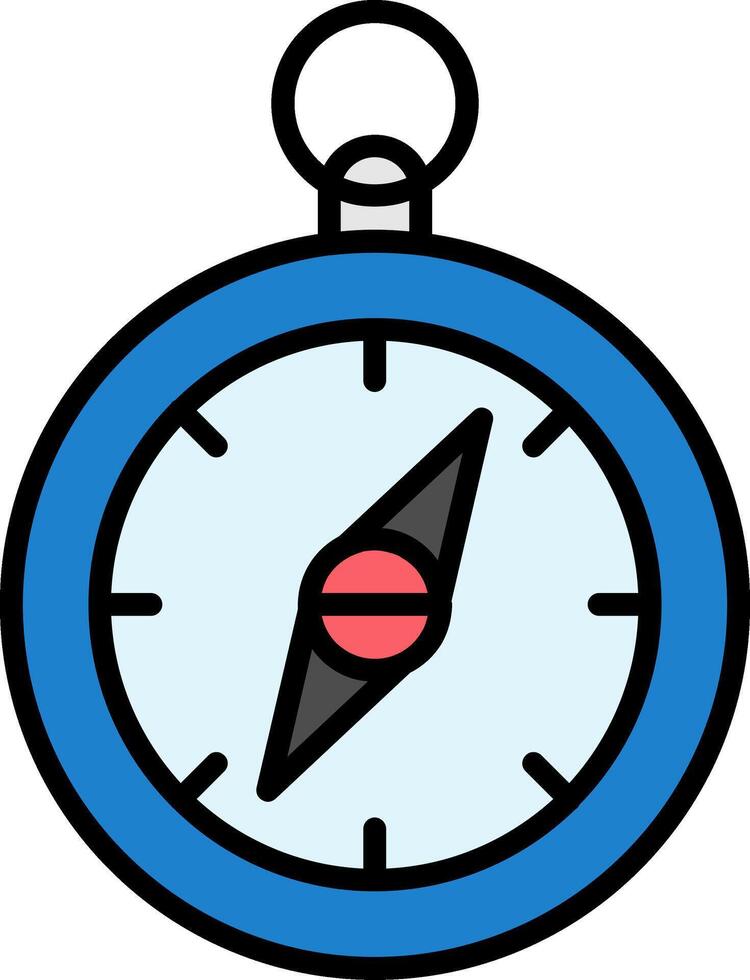 Pathway Line Filled Icon vector