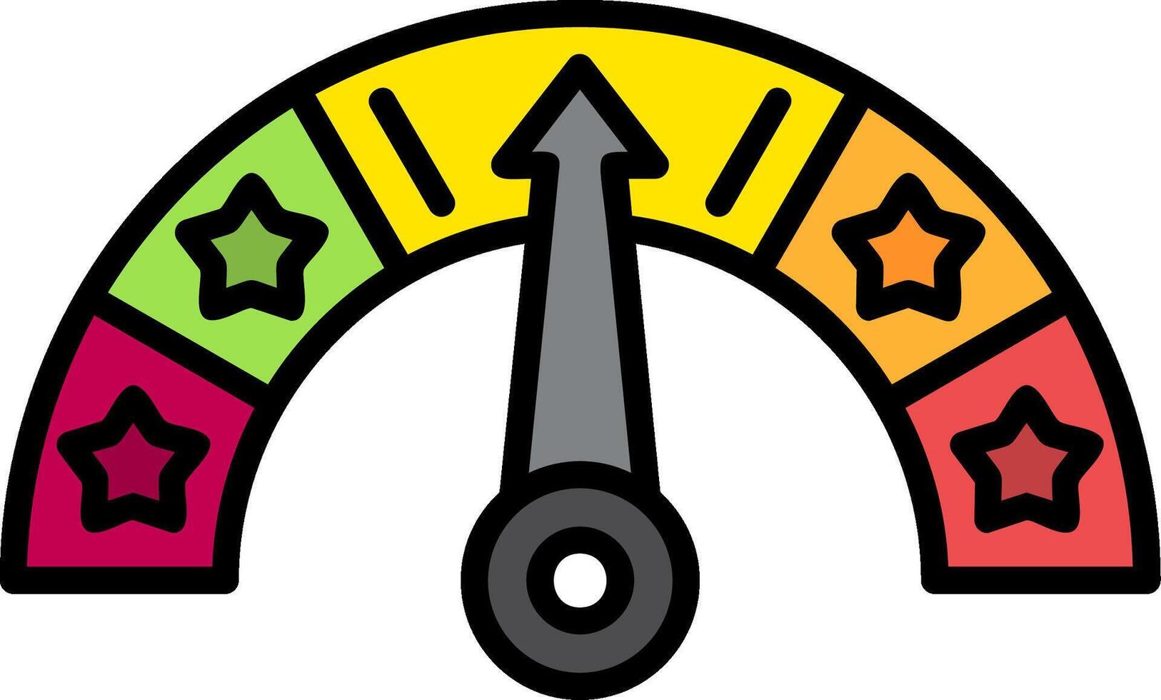 Evaluation Line Filled Icon vector
