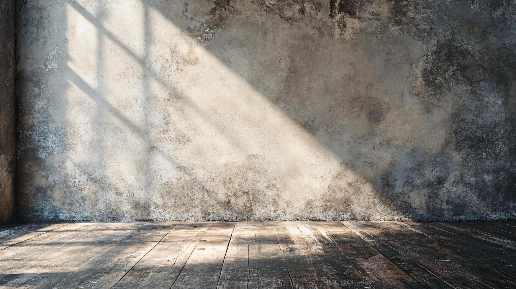 Room with a large window that is letting in sunlight. The room is empty and has a lot of natural light photo