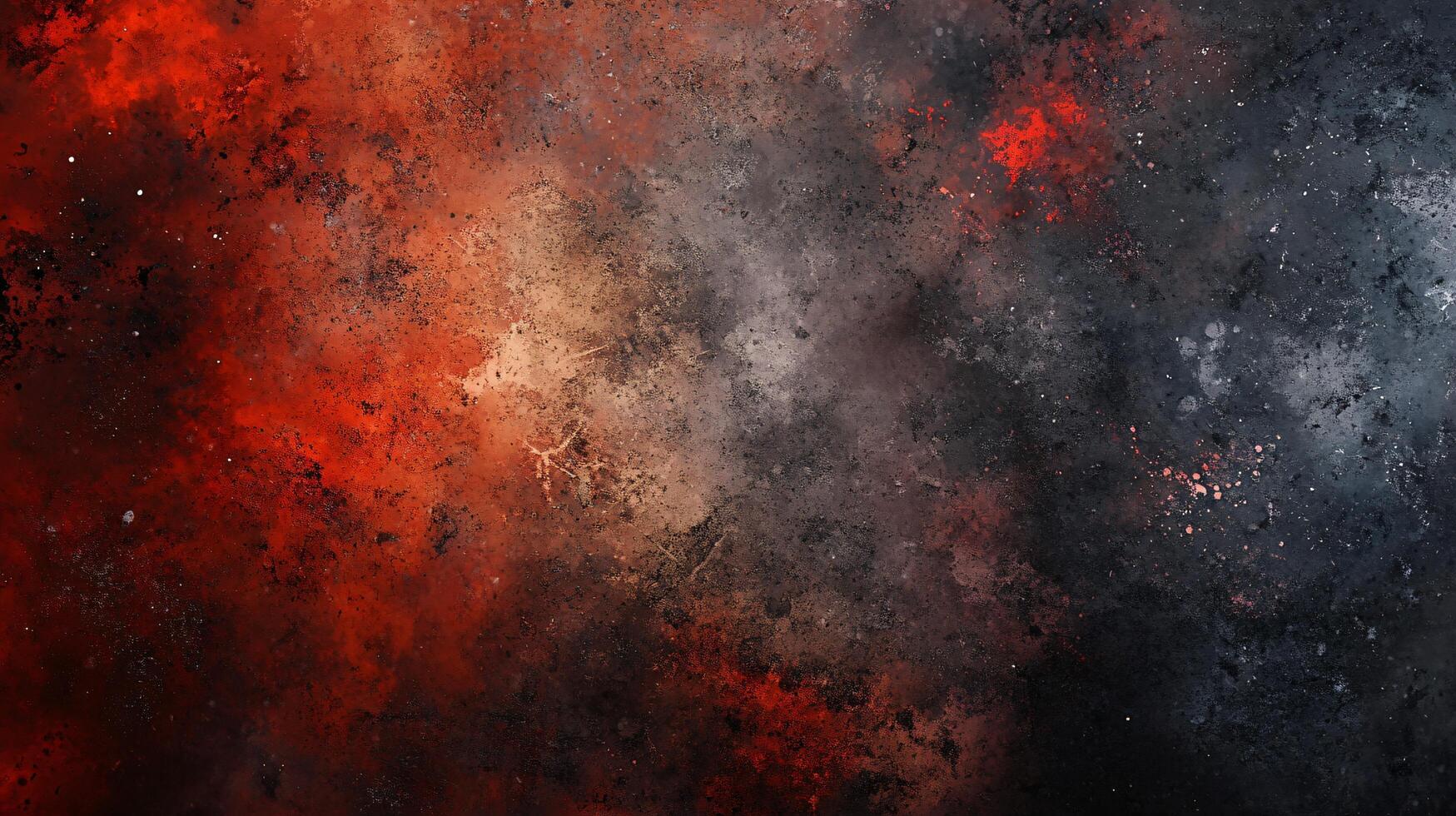 Black and red background with a lot of red and black dots. The background is a mix of red and black, with the red being more prominent. The dots are scattered throughout the background photo
