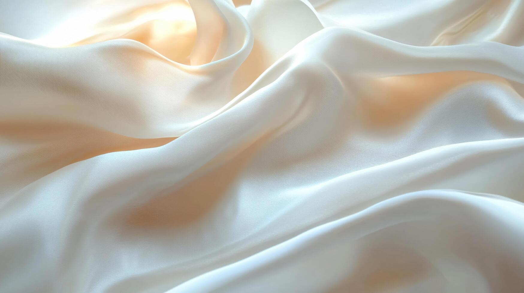 White fabric with a rough texture, resembling the fur of a cat. The fabric is folded and has a slightly fuzzy appearance, giving it a soft and cozy feel. Scene is warm and inviting photo