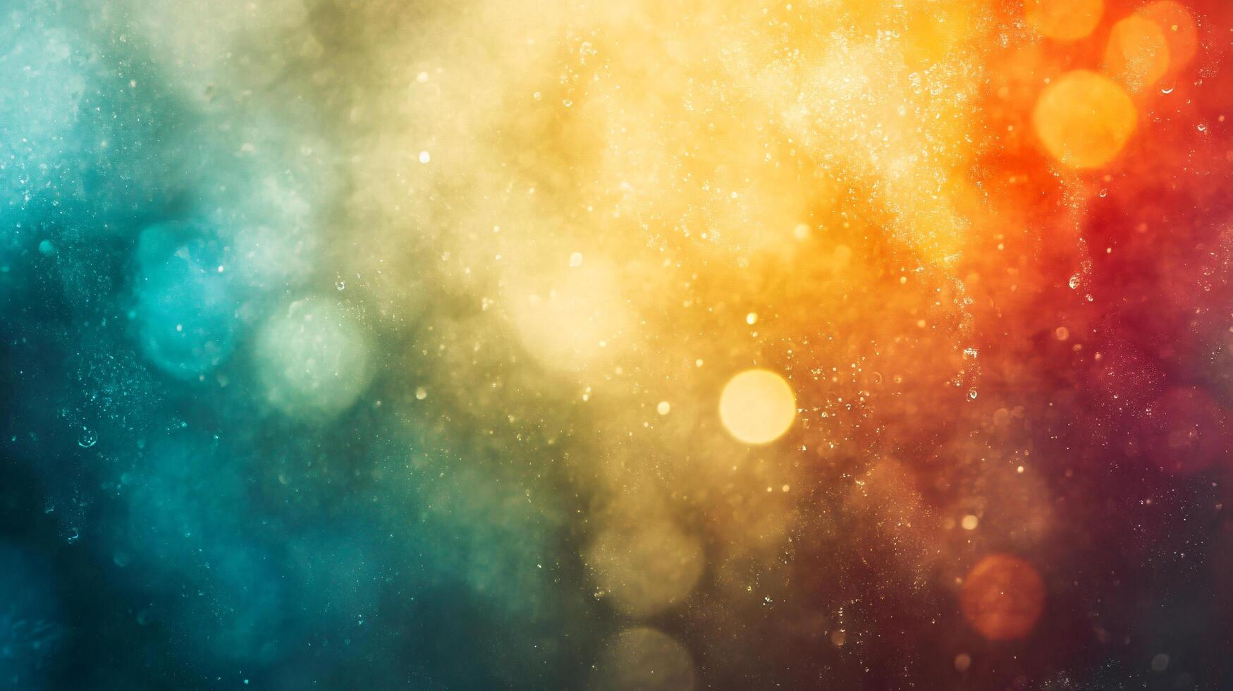 Colorful background with a lot of small dots. The dots are of different sizes and colors, creating a sense of movement and energy. Scene is lively and dynamic photo