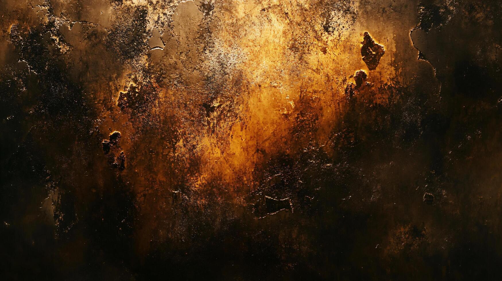 Dark background with a few orange spots. The background is a mix of brown and orange photo