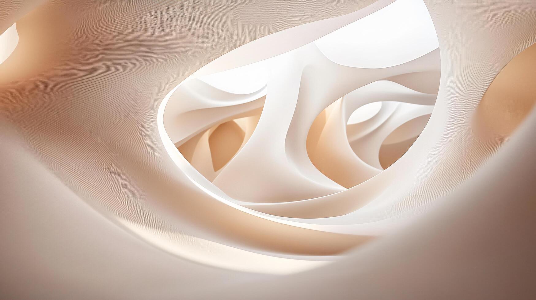 White and tan spiral with a lot of detail. The spiral is very detailed and has a lot of texture photo