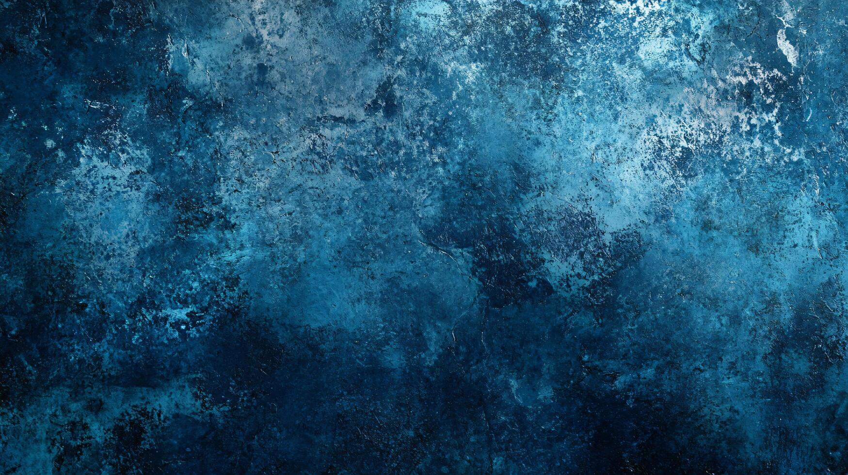 Blue background with a splash of white. The blue is a deep, dark color photo