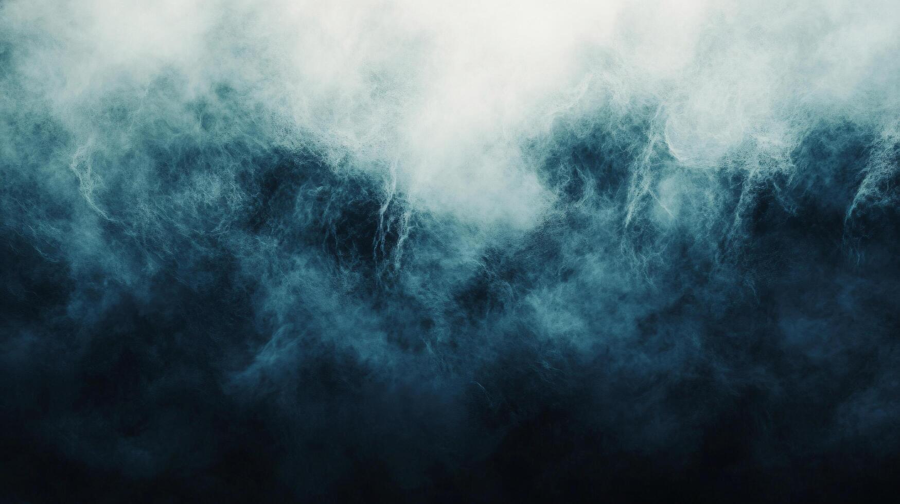 The image is a blue and white background with a lot of white clouds. The sky is filled with white clouds and the water is blue. The sky is very cloudy and the water is choppy photo