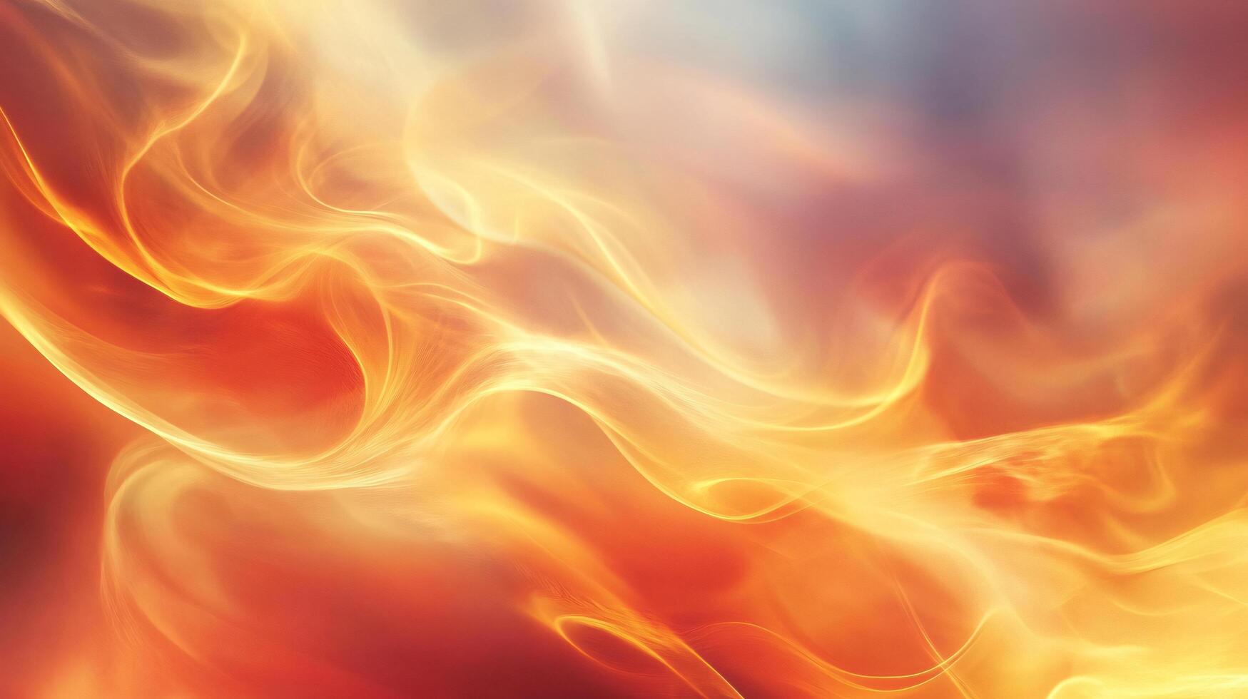 Bright orange flame with a blue and purple background. The flame is very large and is surrounded by a lot of other colors photo
